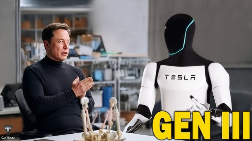 tesla robot generasi 3