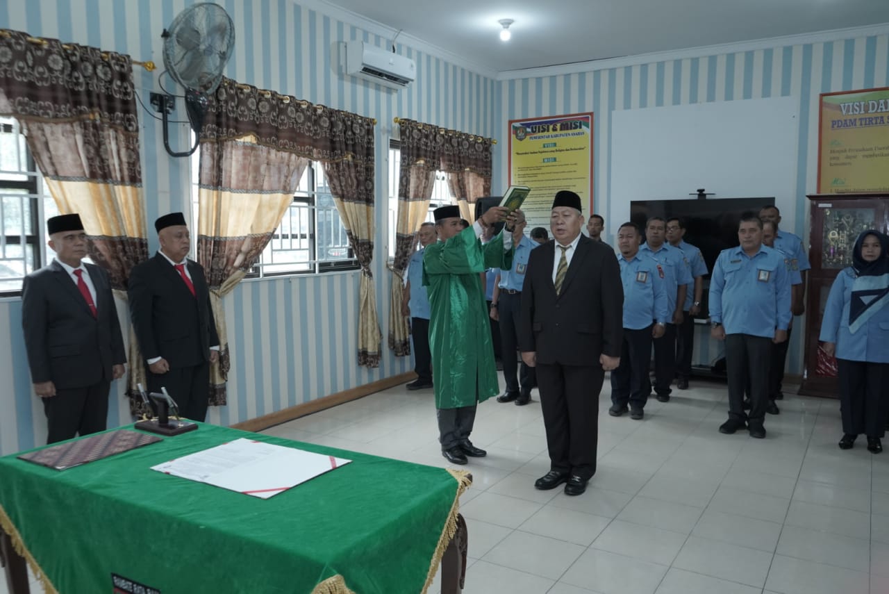 Zainal Aripin Sinaga Resmi di Lantik Sebagai Dewan Pengawas PDAM Tirta Silau Piasa Kabupaten Asahan
