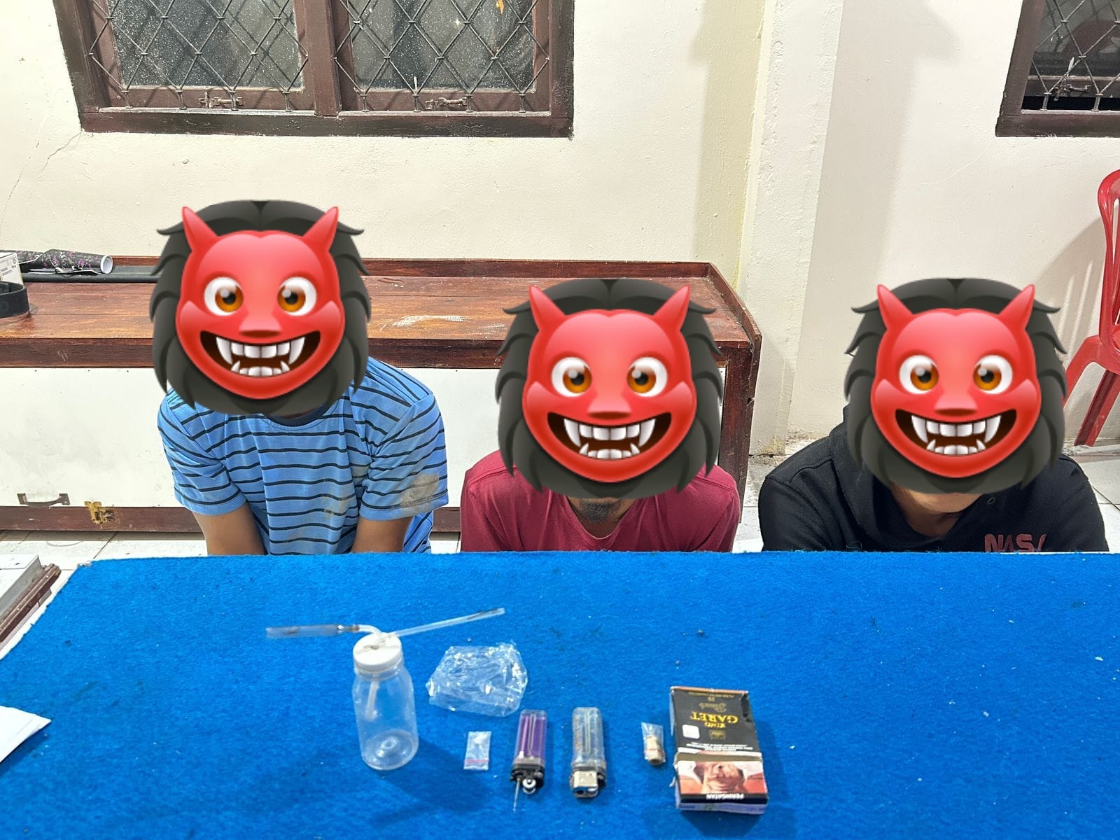 Hasil Pengembangan, Polisi Tangkap Tiga Pelaku Penyalahgunaan Narkotika di Enok