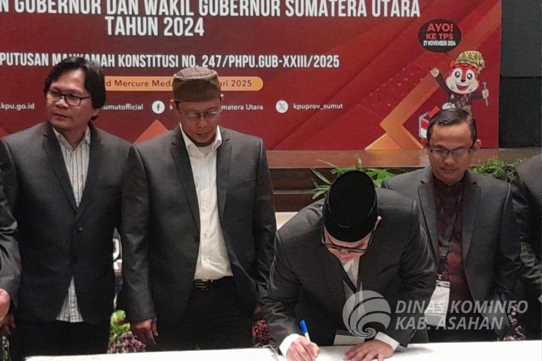 KPU Sumut Tetapkan H Surya BSc  Sebagai Wagubsu Terpilih Periode 2025-2030