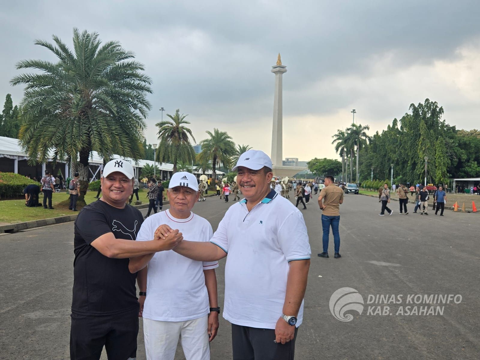 Wakil Gubernur Sumatera Utara, Bupati dan Wakil Bupati Asahan Terpilih Ikuti Gladi Kotor di Monas