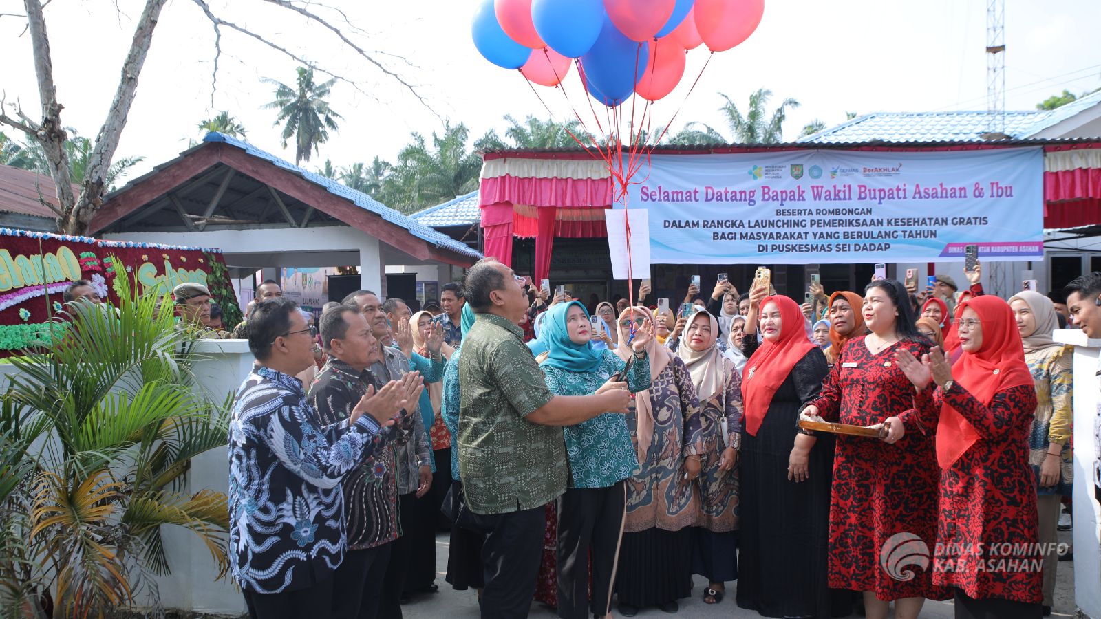 Bupati dan Wakil Bupati Asahan Launching PKG