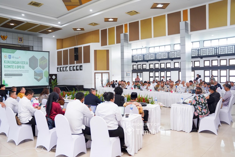 Komite II DPD RI Tinjau Tata Kelola Lingkungan di Babel, PT Timah Siap Bersinergi