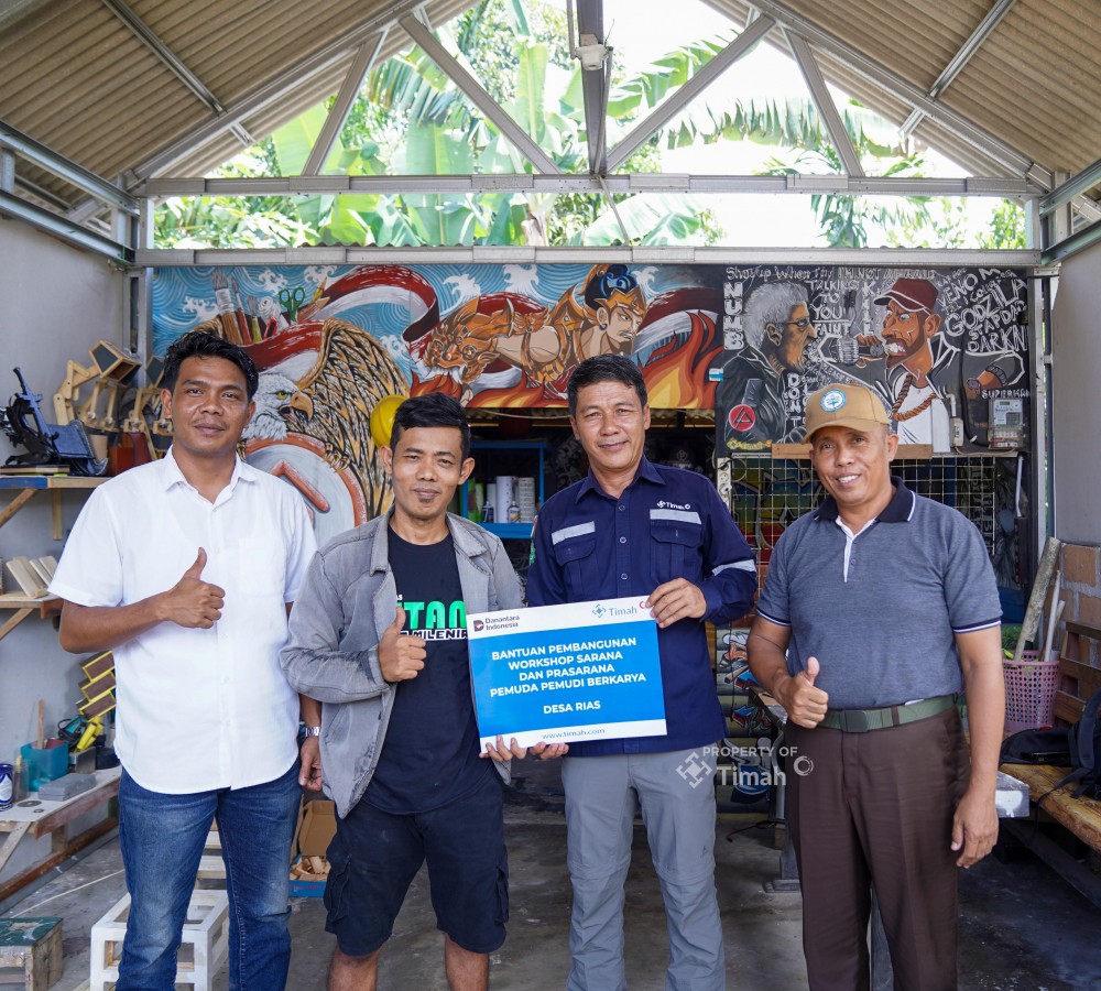 PT Timah Dukung Ruang Kreasi Pemuda: Home Creative Pepaya Kembangkan Galeri Baru